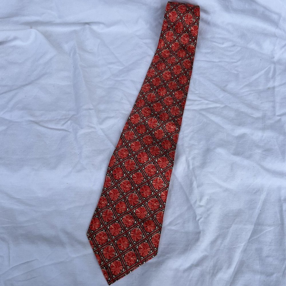 New RICHEL hand made 100% silk designer men's neck tie SPAIN NWOT